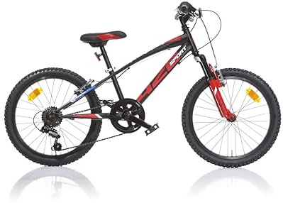 Dino Bikes Bicicletta Bambino 20 pollici Nero e Rosso