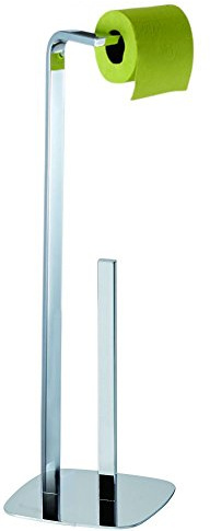 Kingston Freestanding Toilet Roll Holder/Dispenser & Spare Paper Holder/Storer