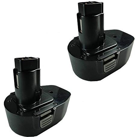 Lot de 2 batteries Ni-MH haute performance pour Black&Decker 14,4 V 2000 mAh 2 Ah remplace PS140 PS140A A9262 A9262 England SL1 3YD A9267 A9276 A9527