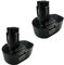 Lot de 2 batteries Ni-MH haute performance pour Black&Decker 14,4 V 2000 mAh 2 Ah remplace PS140 PS140A A9262 A9262 England SL1 3YD A9267 A9276 A9527