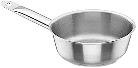 Lacor 51218 - Casserole Classique Conical Chef 18cm en acier inoxydable | Fabriqué en acier inoxydable de qualité alimentaire; haute résistance à la corrosion et usure quotidienne