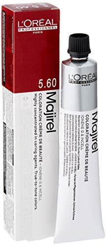 L'Oreal Majirouge Coloración Permanente C5, 60 (Castaño claro rojo intenso), 50 ml