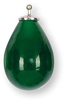 HEIDE HEINZENDORFF Einhängerpaar Tropfen Turmalin, 12 x 16 mm, silber rhodiniert
