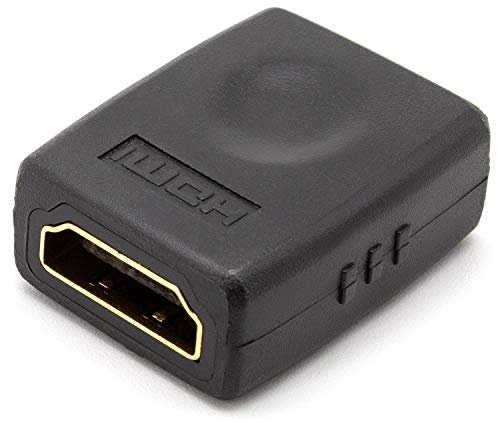 AKORD Gold Plated HDMI Female to HDMI Female Adapter Coupler Extender Extension Joiner