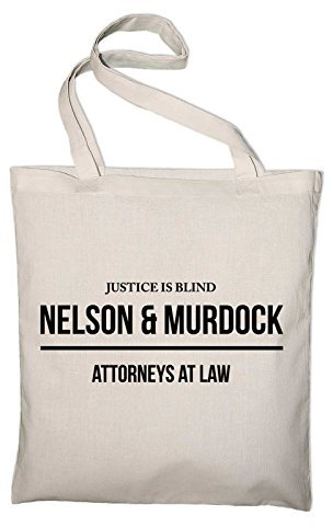 STYLETEX23 Nelson And Murdock Attorneys At Law Jutebeutel Baumwolltasche, natur