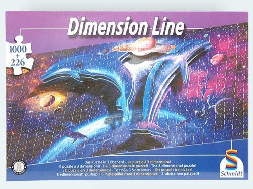 Schmidt Spiele - Dimensionline, Welt der Delphine, 1000 Teile Puzzle