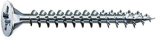 Spax A2J - 1081010350123 4CUT Vis universelle cruciforme à tête fraisée Filetage galvanisé total, 1081010500705