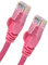 Câble réseau CAT6 World of Data - Qualité supérieure (100 % cuivre) - RJ45 - Ethernet - LAN - Patch - 10/100/1000 Gb 3 m rose