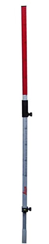 LEICA TN20K - Mira telescópica con nivel de burbuja y soporte para receptor láser (Alt. Max.: 2,40 m)