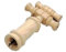 Panetta Casalinghin Legno con cavatappi, Naturale, Legno, Raw, 30 x 30 x 30 cm