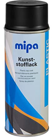 MIPA Kunststofflack-Spray elastischer Decklack Autolack dunkelgrau 400ml