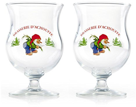 2 Gläser chouffe, Glas Bierglas Belgische