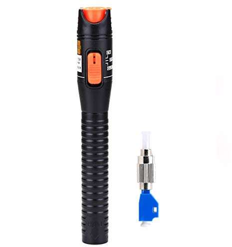 10KM Kunststoff Visual Fault Locator Faser Tester Detektor Meter mit Universal-Anschluss mit FC-Männlich-zu-LC- weiblich Adapter Kabel Tester für CATV Telekommunikation
