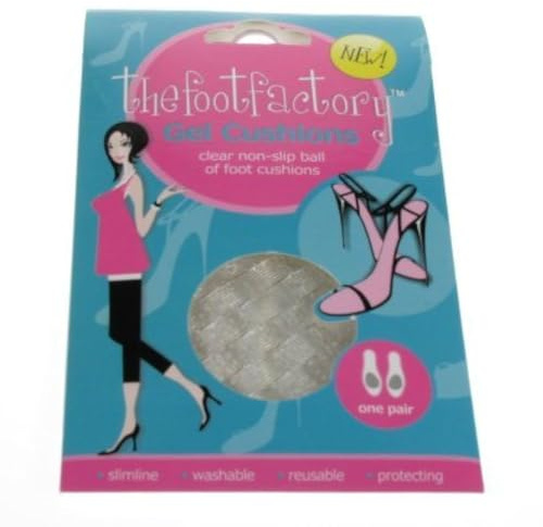 The Foot Factory Gel Cushions, Clear, 2 Count