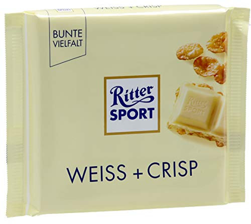 Ritter Sport Weiss + Crisp - 5 x 100 gr.