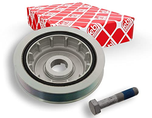 febi bilstein 47164 Riemenscheibe (entkoppelt) für Kurbelwelle, mit Schraube, 1 Stück