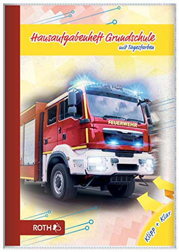 ROTH Hausaufgabenheft Klipp+Klar Feuerwehr A5