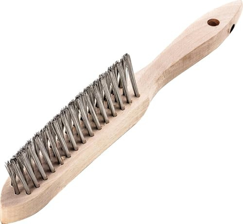Lessmann 120801EZ Kehlnahtbürsten Stahl, 12 Stück