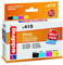 edding Druckerpatrone EDD-415 - Multipack 4 - Schwarz, Cyan, Magenta, Gelb - 1x 14 ml + 3x 10 ml - Reichweite 1x 485 3x 500 Seiten - Ersetzt Epson T1291/T1292/T1293/T1294