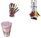 SET CUCINA 26 PEZZI ROYALTY LINE MULTICOLOR COLTELLI