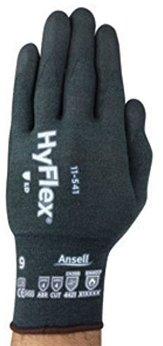 Ansell ActivArmr Elektriker-Schutzhandschuhe, Elektroschutz Klass 00 (500V), Elektrisch Isolierende Gummihandschuhe, Professionelle Arbeitshandschuhe 36cm, Gelb, Größe L (1 Paar)