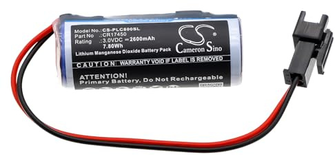 CS-PLC800SL Battery 2600mAh compatible with [Sanyo] CR8.L, CR8.LHC replaces CR17450, CR17450E-R, CR17450ER