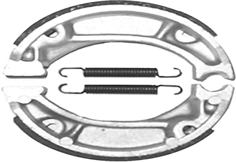 Bremsbackensatz für Trommelbremse 95x20mm | Trommelbremse, Lieferumfang 2 Federn, Hinterradbremse, OEM S550 kompatibel mit Honda Lead 50, Honda NPS 50 Zoomer