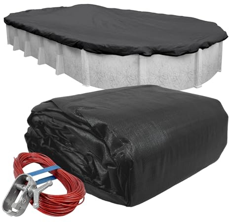 Robelle 381833 - Copertura Invernale in Rete per Piscine ovali Fuori Terra da 45 x 90 cm