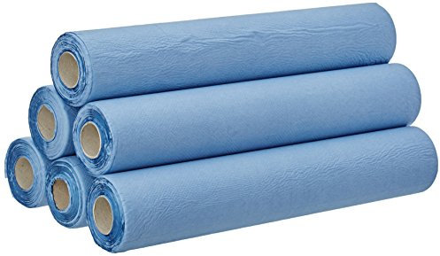 LCH Drap Examen Bleu Plastifié 50 x 115 cm Carton de 6 Rouleaux
