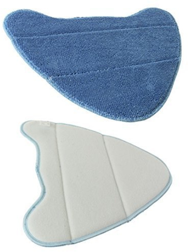 Spares2go Microfibre Cleaning Pads for Abode ADSM4001 Steam Cleaner Mops (Pack of 2)
