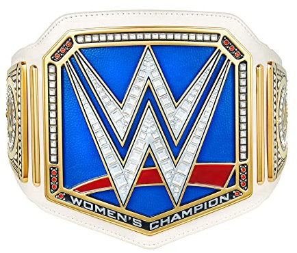 WWE Smackdown Championship - Cintura da donna, bianco, 45 Pulgadas