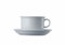 Thomas Trend 14765 Cappuccino-Tasse mit Untertasse, Porzellan, Weiß, 320 ml, 2-teilig