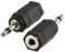 Valueline AC-002 Adaptateur de câble, prise jack mono mâle stéréo de 3,5 mm, prise femelle de 3,5 mm - Noir