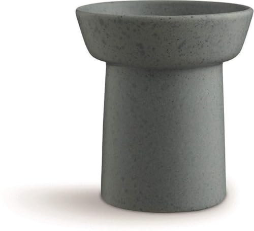 Kähler, Designer Vasen aus Steingut in Grün, 13 cm