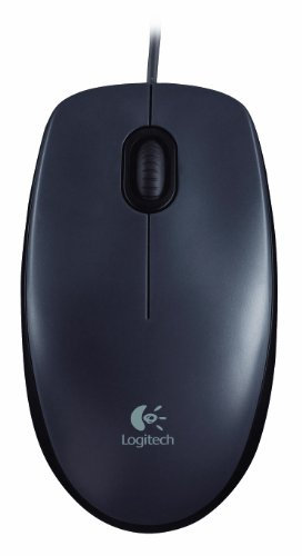 Logitech M90 Souris USB Optique 1000 DPI Ambidextre - Souris (Ambidextre, Optique, USB, 1000 DPI, Noir)