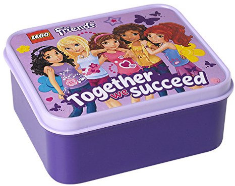 LEGO Portavivande Friends, Contenitore per Alimenti, Viola