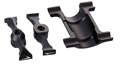 KCNC Pillar Parts Carbon-Schienenstütz-Set, 27,2 mm, für TI Prolite, Schwarz