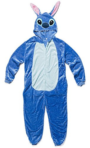 Kostüm für Größe 145-185cm, Zeichentrick Alien, Onesie Pyjama Jumpsuit Kigurumi
