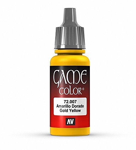 Vallejo Game Farbe, 17-ml-Acrylfarbe goldgelb
