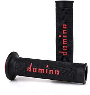 Domino 1295346 Griffe, Schwarz/Rot, 2 Stück