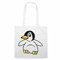 Reifen-Markt Tasche Umhängetasche 11722 Pinguin mit BabyCartoon Spass Fun Kult Film Serie Cartoon Spass Fun Kult Film Serie