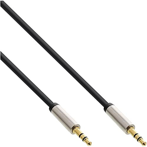InLine 99213 Slim Audio Kabel Klinke 3,5mm ST/ST, Stereo, 3m