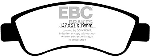 EBC Brakes DP41374R Yellow stuff Brake Pads