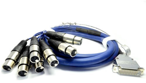 25 Broches D Sub Mâle vers Huit XLR 3 Broches Femelle l'audio câble 2 m [2 mètre/2m]