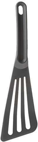 Mercer Culinary M35110GY Hell's Tools Hi-Heat 12 x 3.5-Inch Slotted Spatula, Gray, Fabric, 3-1/2-Inch