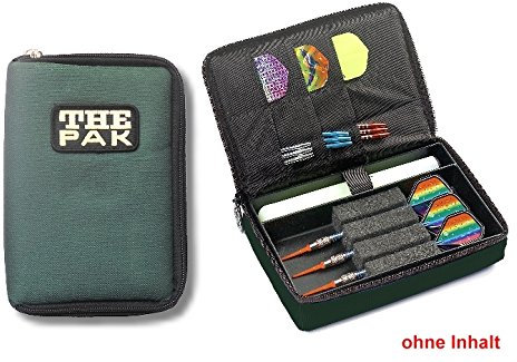 Darttasche The PAK, Farbe grün strapazierfähige Nylon-Tasche für 1-2 Sets(ohne Inhalt)
