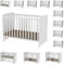 Lorelli Sweet Dream Umbaubett für Baby Umbauseiten weiß