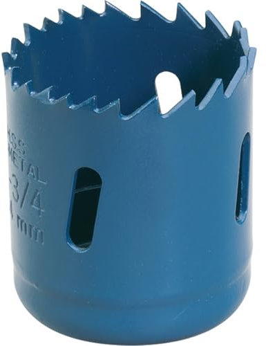 Draper 41079 Expert HSS Bi-Metal Holesaw Blade, 44mm, Blue