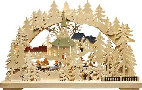 Ratags 3D-Schwibbogen kl., Erzgebirgsweihnacht