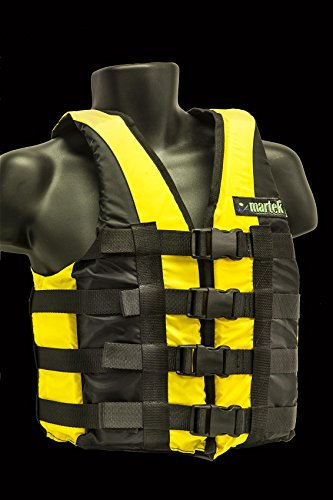 Kayak Ski Buoyancy Aid Impact Jacket Pfd - Colour: Yellow - Size: Xl 70+ Kg